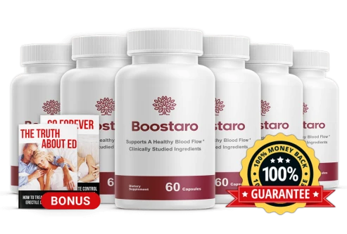 Boostaro Pricing — 1, 3 or 6 Bottle Packages with Free Bonuses